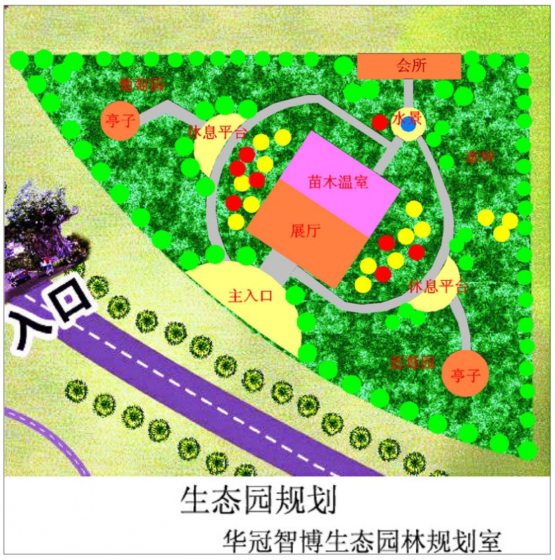 生态园规划草图